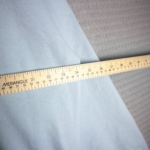 2000s Y2K Pale Blue Quiksilver Graphic Pullover Hoodie - Picture 5 of 10